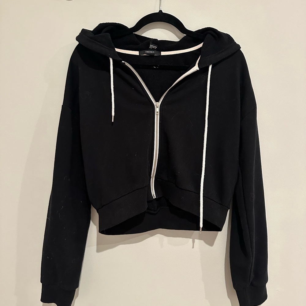 Forever 21 Black zip up